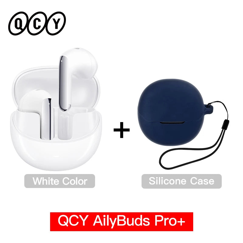 QCY HT10 AilyBuds Pro+ ANC Wireless Earphone Hi-Res Audio with LDAC Bluetooth 5.3 Earbuds 6 Mic AI HD Call Multipoint Connection — view 11 of product