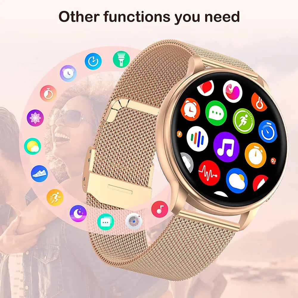 MEVADEN Women's Y22 Smart Watch — Bluetooth Call Custom Dial Fitness Tracker Smartwatch — view 2 of smart watches