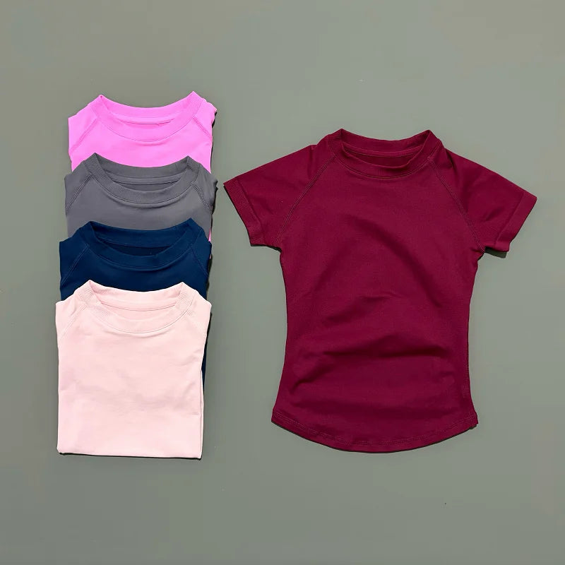 Impact Seamless Yoga Top &mdash; Women&rsquo;s Short-Sleeve Workout Shirt for Running &amp; Sports — view 2 of sports & fitness