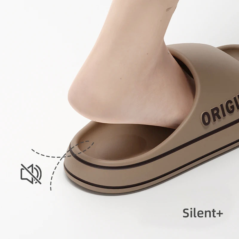 Summer Sandals Letter Beach Slides — Luxe-Look Couple Slippers (Feslishoet) — view 5 of summer sandals