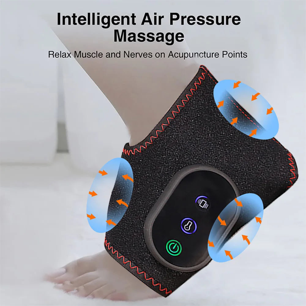 Electric Heated Foot Warmer Massager — Pair with Vibration for Men & Women — view 5 of recovery & massage
