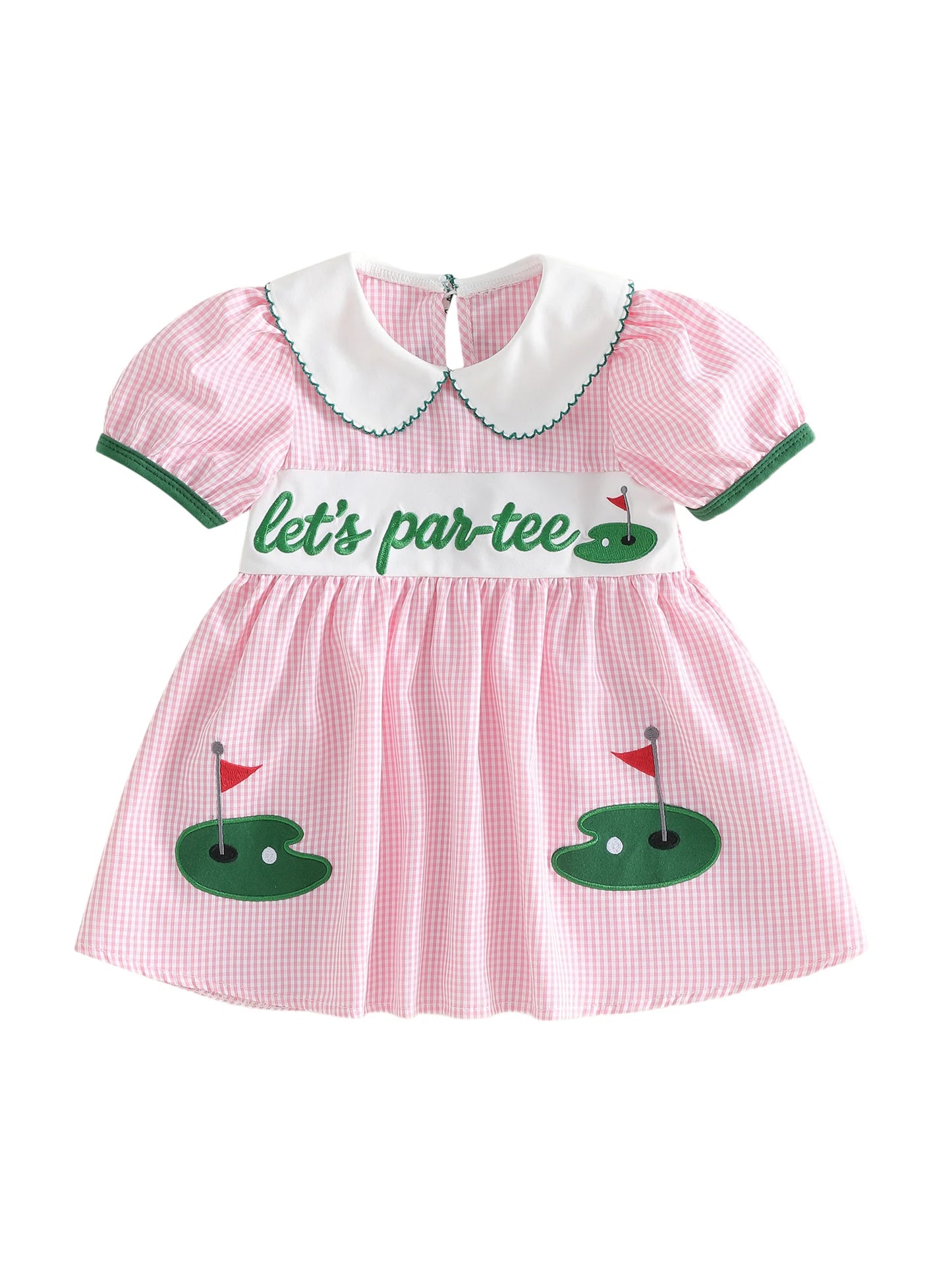 Infant Girls Floral Print Dress - Bowknot Waistband Ruffled Hem Dress — view 4 of infant dresses