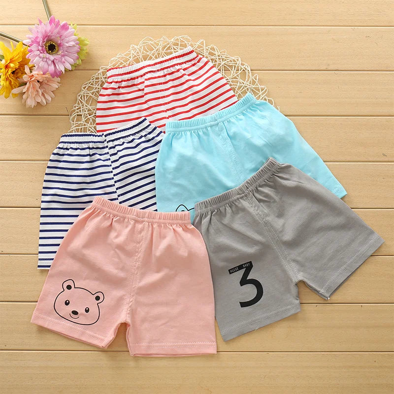 Summer Children Shorts Cotton Pants for Boys Girls Brand Shorts Toddler Panties Kids