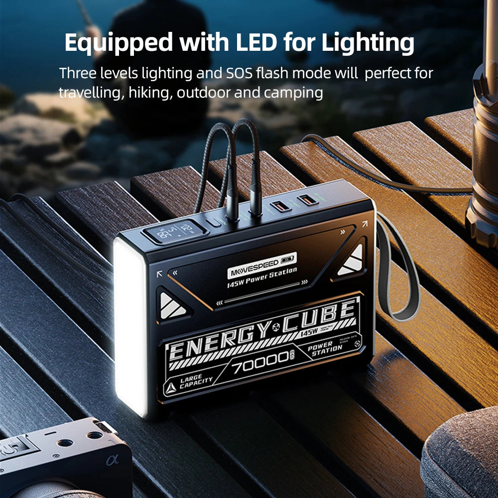 MOVESPEED Z70 Pro 70,000mAh 100W Laptop Power Bank — Remote Worker Mega — view 2 of power banks