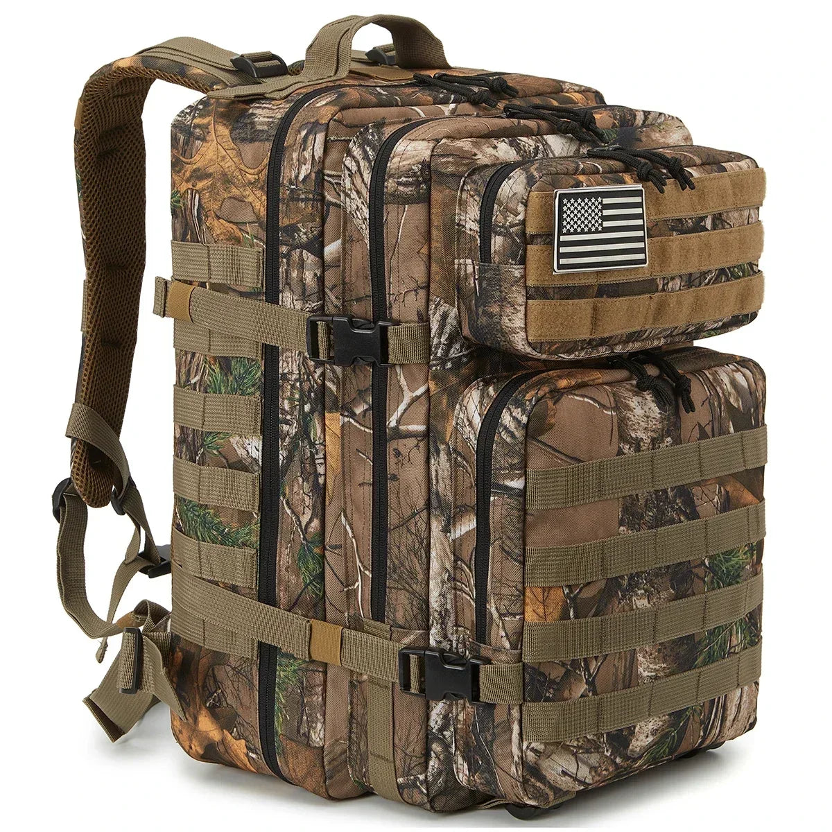 45L Tactical Military-Style Backpack — MOLLE Webbing for EDC & 3-Day Use — view 20 of outdoor sports