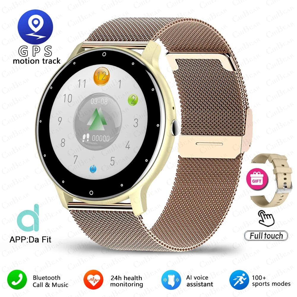 2026 Men's Ultra-Slim Smart Watch — 100+ Sports Modes AI Voice Bluetooth Smartwatch — view 8 of smart watches