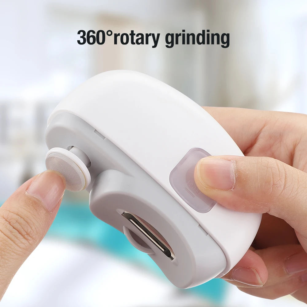Electric Baby Nail Clipper - 2-in-1 Trimmer &amp; File for Newborn Nails — view 5 of baby grooming