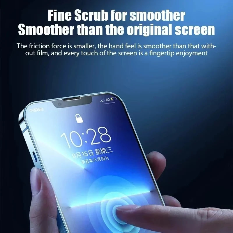 Matte Tempered Glass Screen Protector for iPhone 17/16/15/14/13/12/11 Pro Max — view 3 of screen protectors