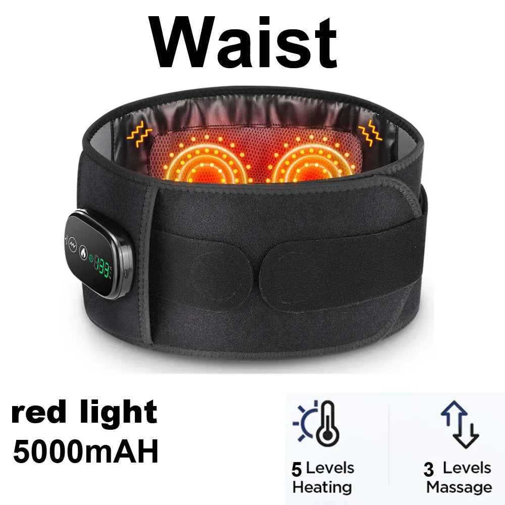 Heated Lumbar Massager Belt with Vibration — Heat + Massage + Support 3-in-1 — view 8 of braces & support