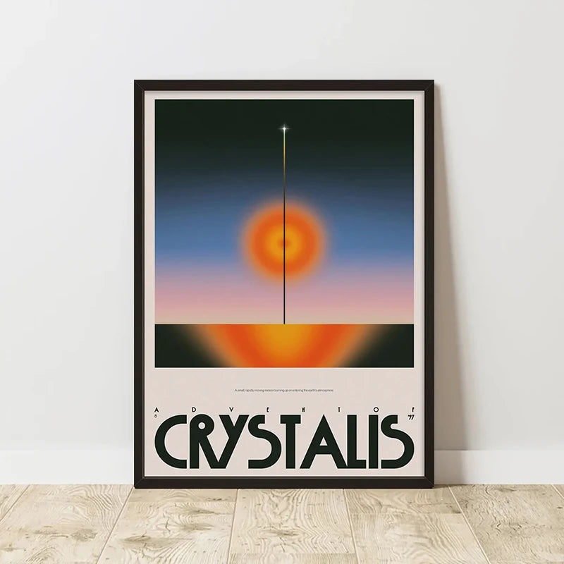 Classic Retro Abstract Art Canvas Poster &mdash; Frameless Print for Home &amp; Room Wall Decor — view 11 of wall art & prints