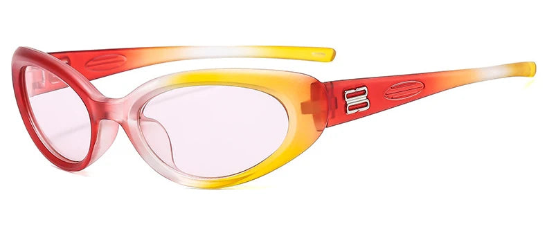 Women's Y2K Oval Sunglasses — Vintage Cat-Eye UV400 Retro Shades (Unisex) — view 11 of sunglasses