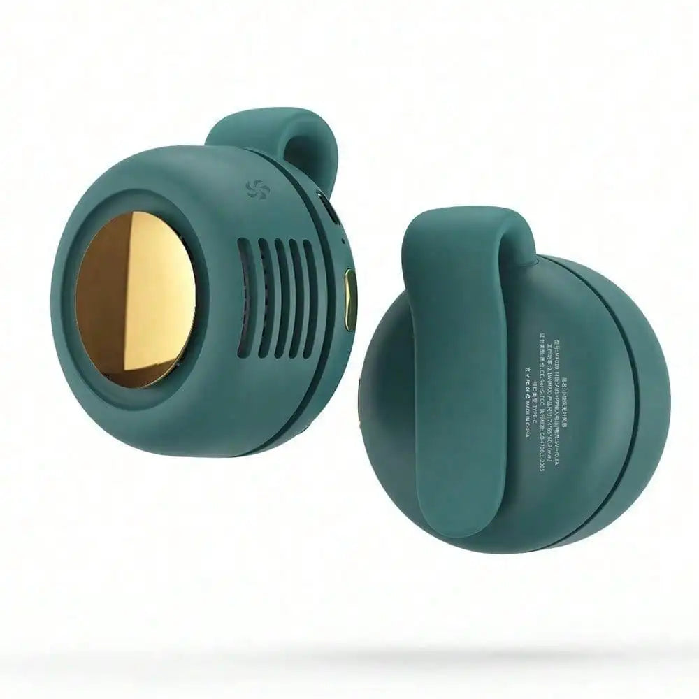 Clip-On Bladeless Mini Fan, 3 Speeds, Hands-Free Travel Fan — view 8 of personal fans