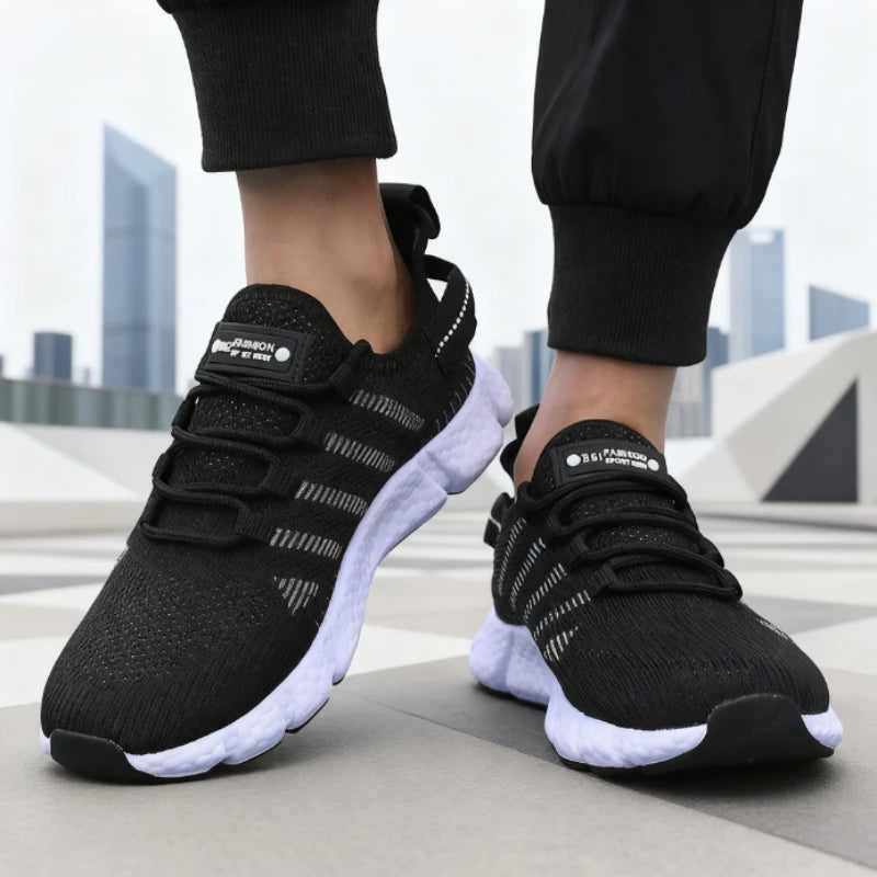 Men's Soft-Sole Running Sneakers — Lightweight Mesh Breathable Casual Trainers — view 10 of sneakers