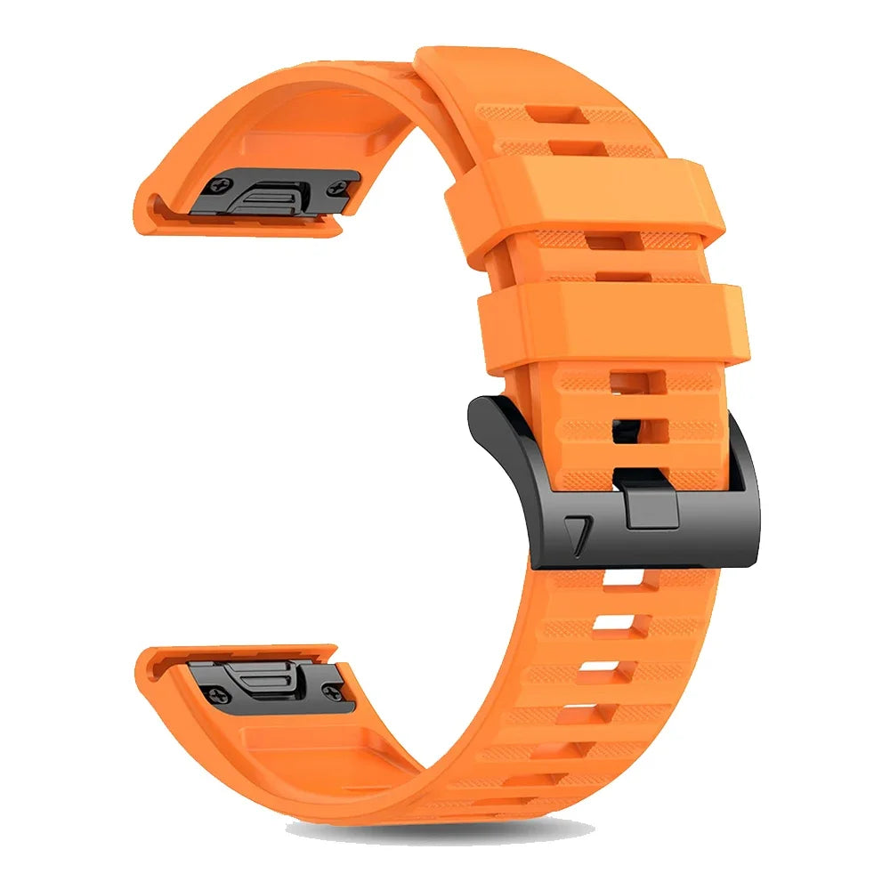 QuickFit Watch Band for Garmin Fenix 8/7/6/5/Epix Pro — 22/26mm Silicone Sport Strap — view 9 of watch straps