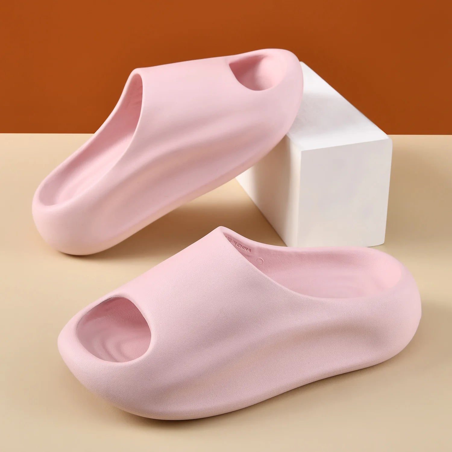 Thick-Sole Step Sandals — Lightweight Couple Slides for Casual Summer Wear — view 2 of sandals & slides