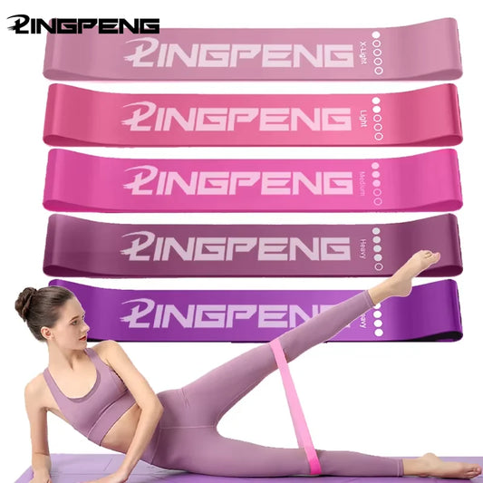 Resistance Bands — 5-Level Loop Band Starter Kit, Beginner Workout Set — view 1 of sports & fitness