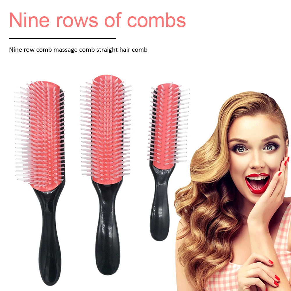 Row Detangling Hair Brush – Scalp Massager Detangler for Curly, Straight & Wet Hair (Removable Rows) — view 4 of beauty & personal care