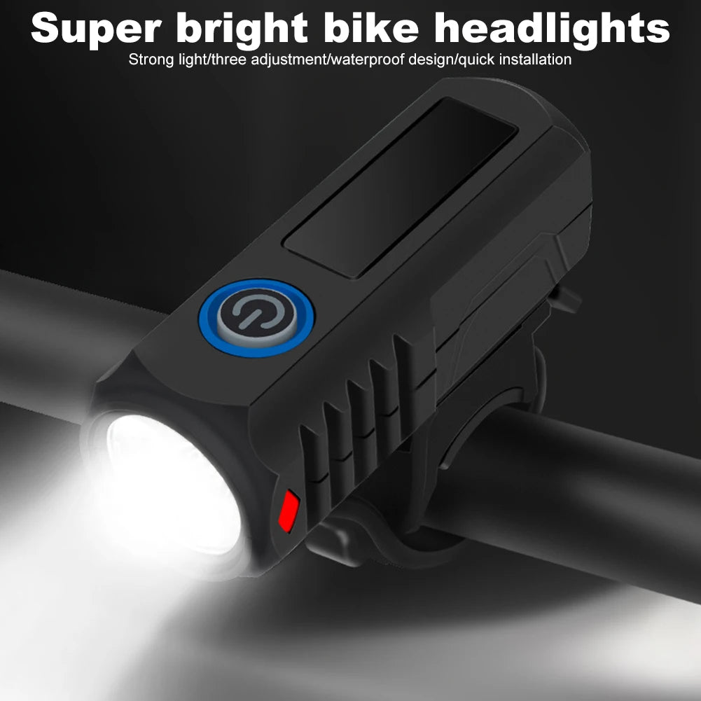 LED Bicycle Headlight Long-Range — High-Brightness USB Bike Spotlight — view 5 of outdoor sports