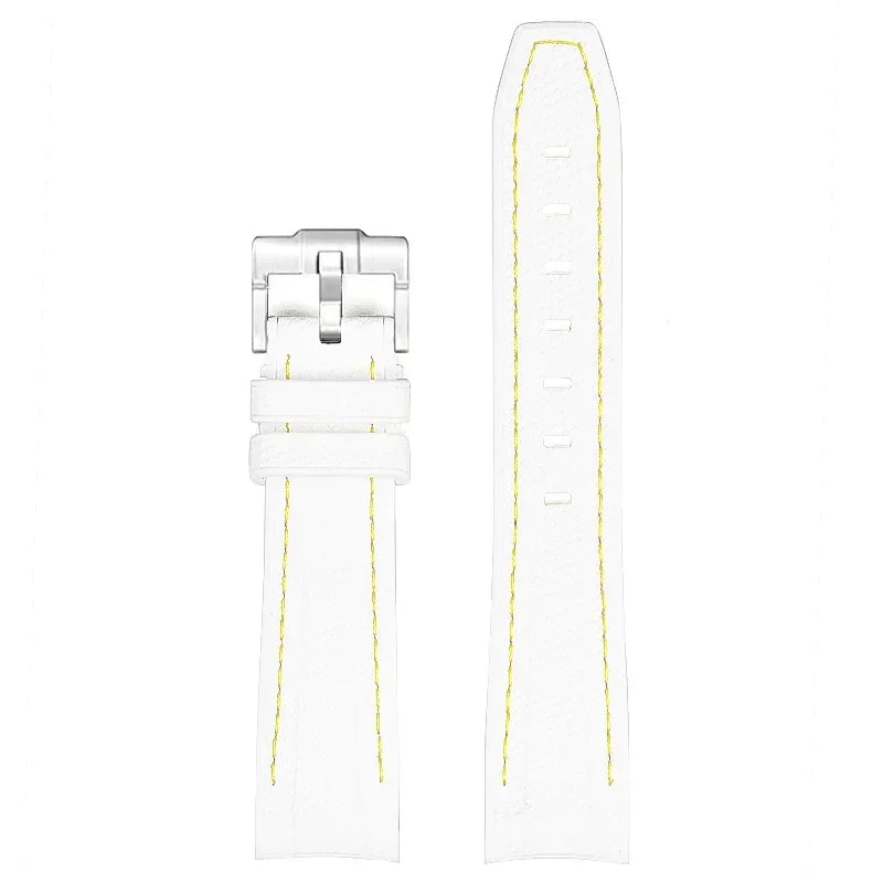 MoonSwatch Diving Strap — 20mm Curved-End Rubber Watch Band for Omega x Swatch