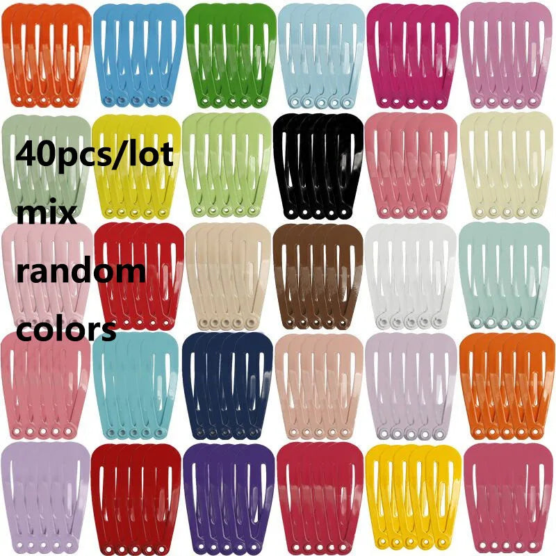40Pcs/Lot Hair Accessories Girls Hairpin Print Cartoon Fruit Animal Flower Hair Clip Cute Powder Hairgrip New Children Headdress — view 9 of product