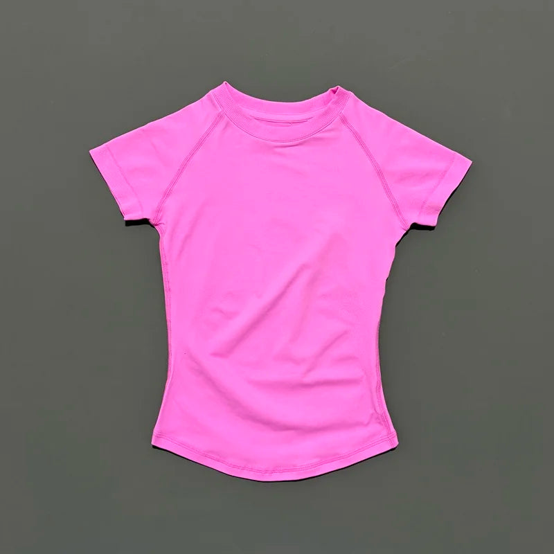 Impact Seamless Yoga Top &mdash; Women&rsquo;s Short-Sleeve Workout Shirt for Running &amp; Sports — view 13 of sports & fitness