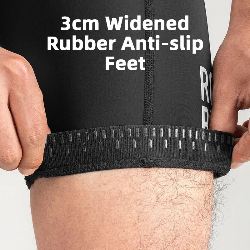 ROCKBROS Men’s Cycling Shorts — 3D Gel Pad Anti-Slip Breathable Bike Liner — view 4 of shorts