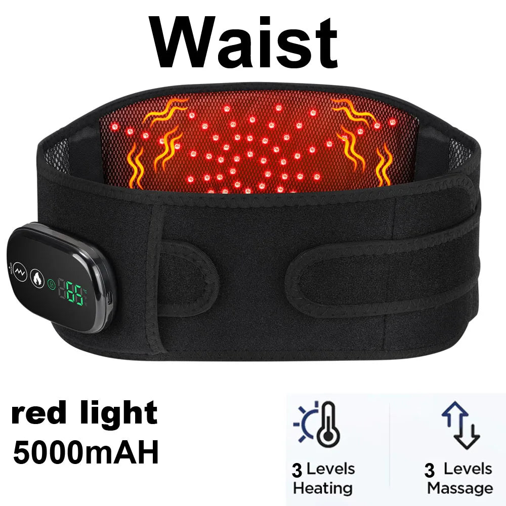 Heated Lumbar Massager Belt with Vibration — Heat + Massage + Support 3-in-1 — view 9 of braces & support