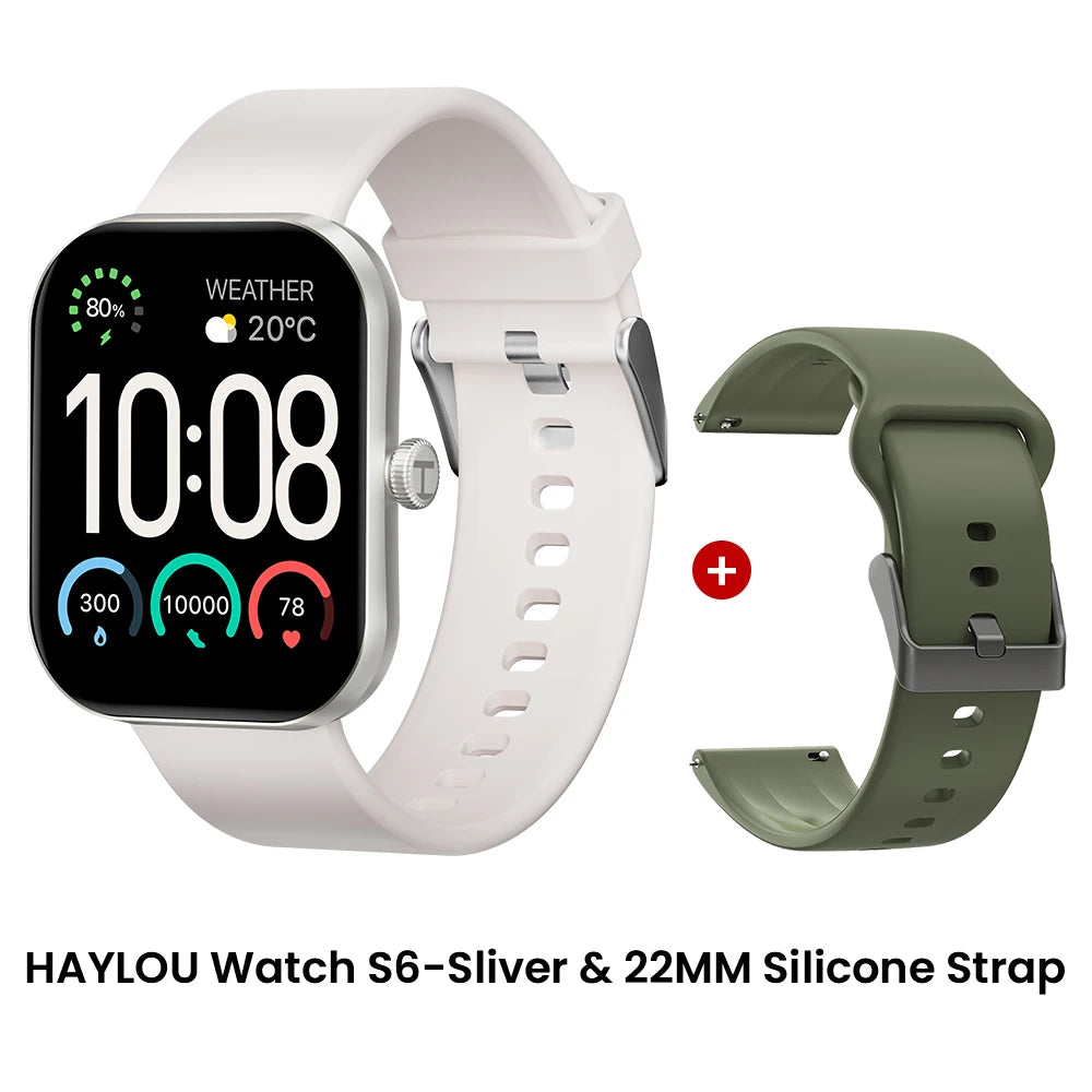 HAYLOU Watch S6 Smart Watch — 2.01in HD Bluetooth Voice Calling IP68 Smartwatch — view 14 of smart watches
