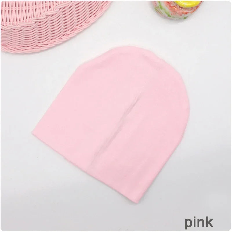 6M-3Y Baby Street Dance Hip Hop Hat Cotton Spring Autumn Toddler Cap Scarf for Boys Girls Winter Warm Solid Color Children