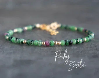 Crystal & Gemstone Anti-Anxiety Bracelet — Rose Quartz, Amethyst, Aventurine & Citrine Healing Beads
