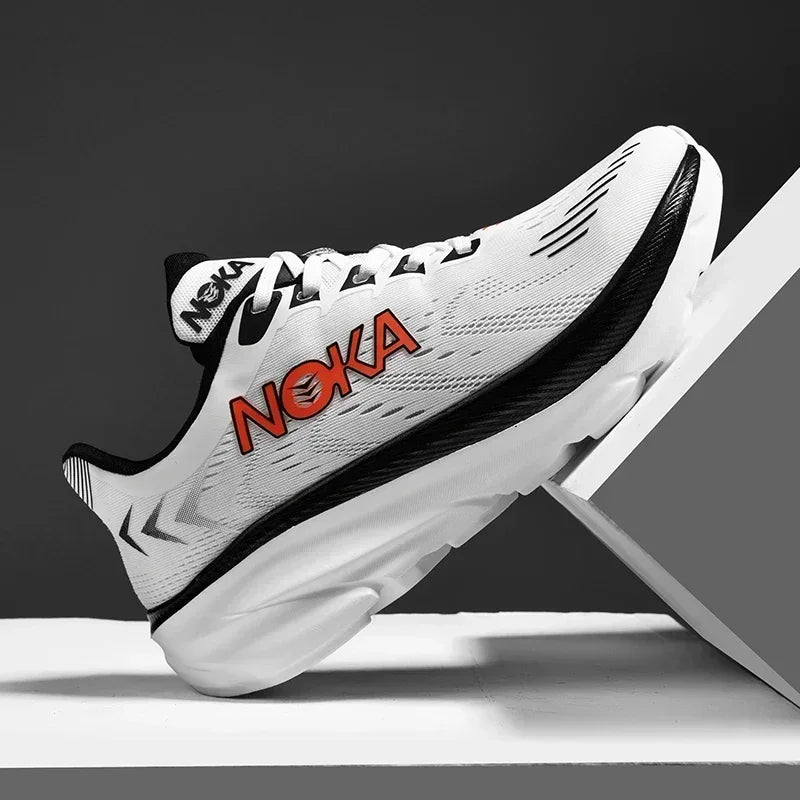 Men's Mesh Running Sneakers — Jogging Cushioned Breathable Couple Trainers — view 4 of sneakers