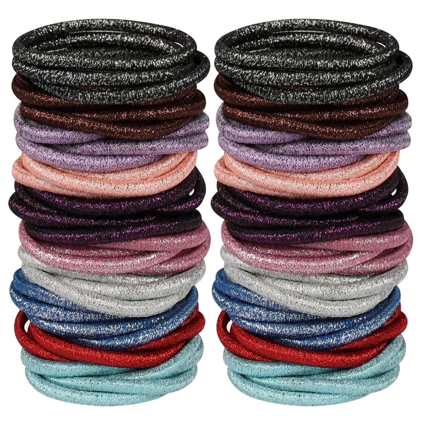 10/30/50pcs 4MM Black Ponytail Holder Elastic Hair Bands Scrunchies For Women Men Girl Lady Hairband Leagues Headband Accessory — view 7 of product