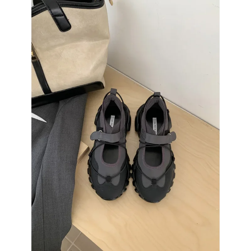 Flats & Ballet — Sporty Mary Jane Flats, Height-Boost Casual Walking Shoes — view 3 of flats & ballet