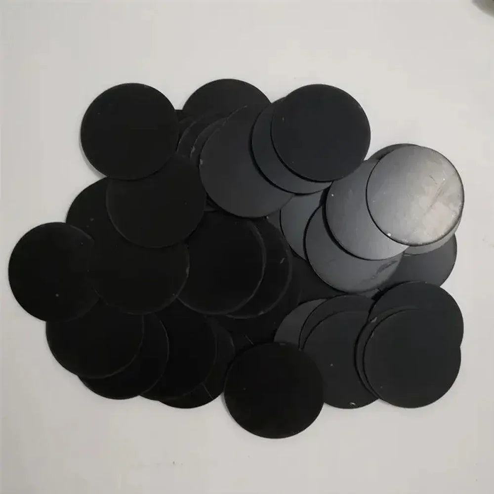 Home Decor Acrylic Mirror Polka Dots Wall Stickers — 100 Pcs Circle Decals for Bedroom, Wedding & Nursery — view 8 of home decor