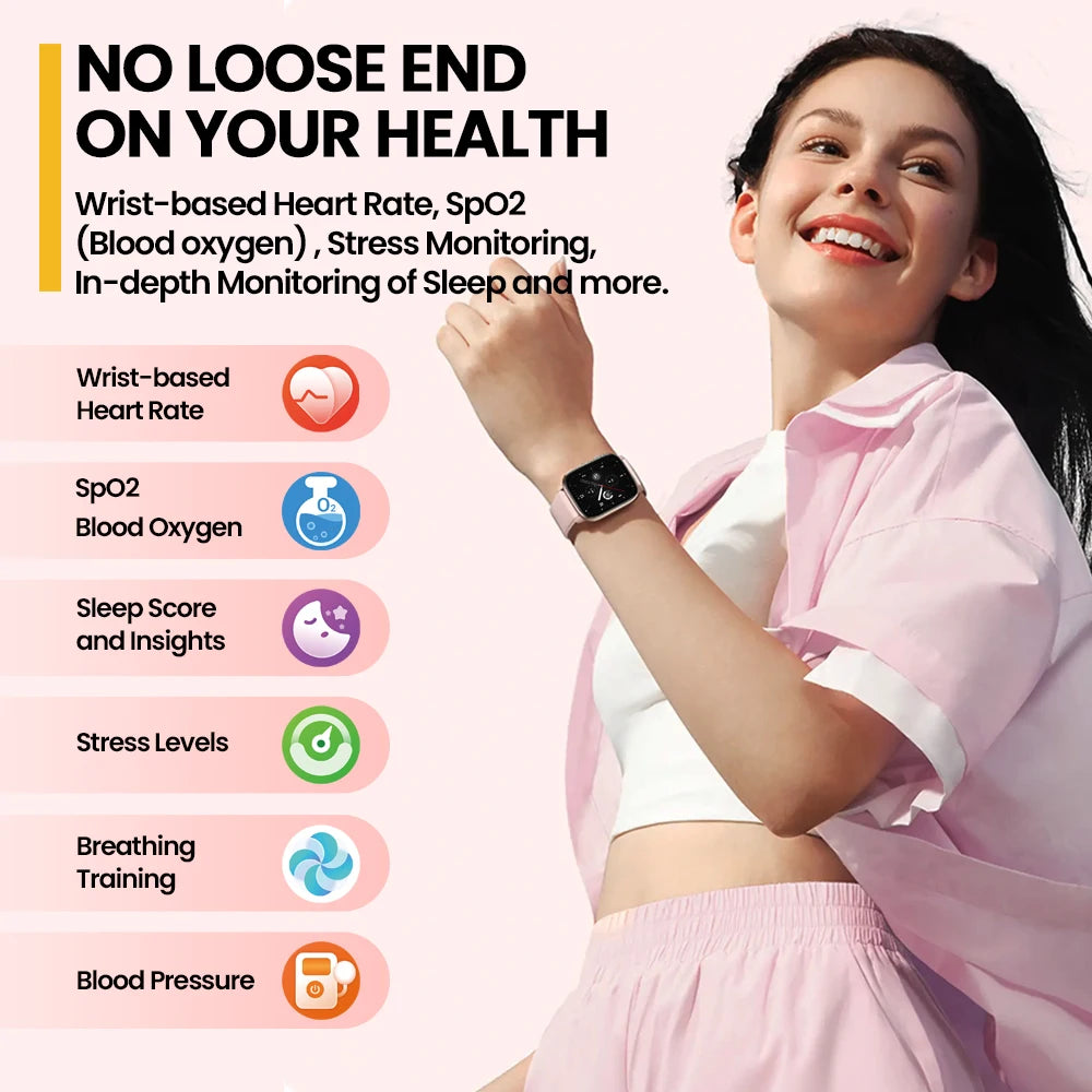 Zeblaze GTS 3 Smart Watch — 2.03in Voice Calling HD 100+ Sports Modes Smartwatch — view 3 of smart watches