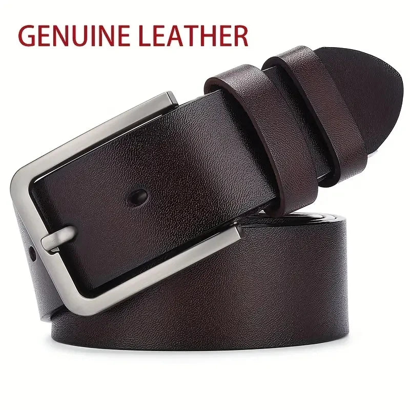 Belts Genuine Leather Men's Designer Pin-Buckle Belt — Luxury-inspired Luxury — view 4 of belts