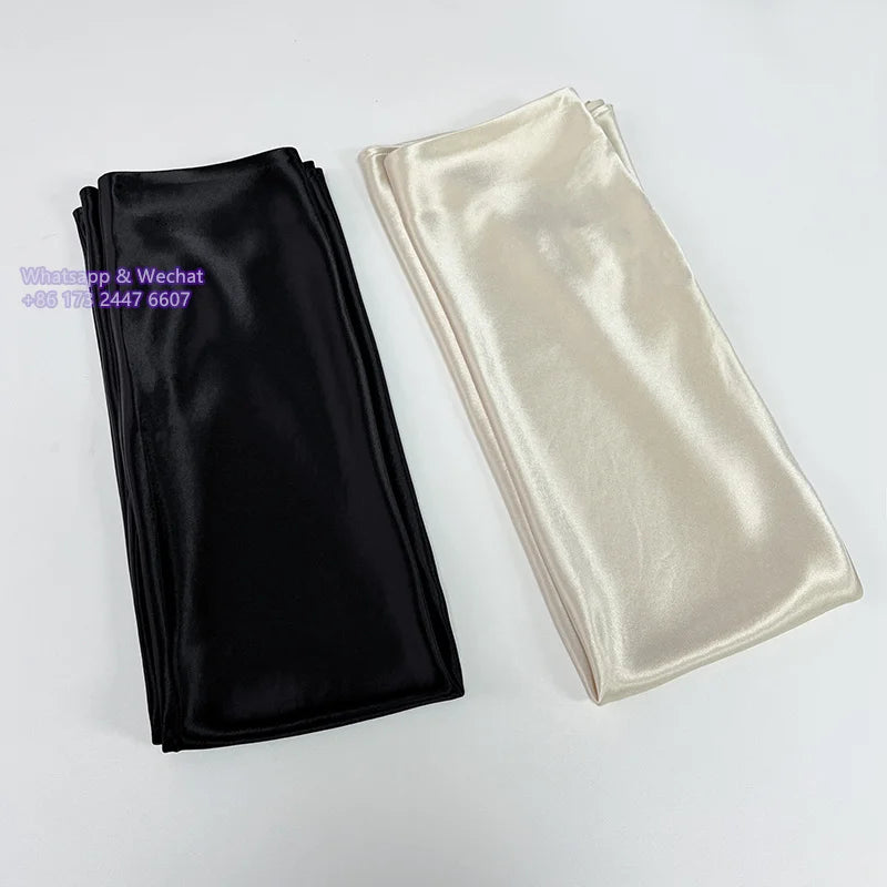 Brand_TOT Summer/Spring Women Skirt Acetate Blended Satin Solid Color Fish Tail High Waist Ankle-Length