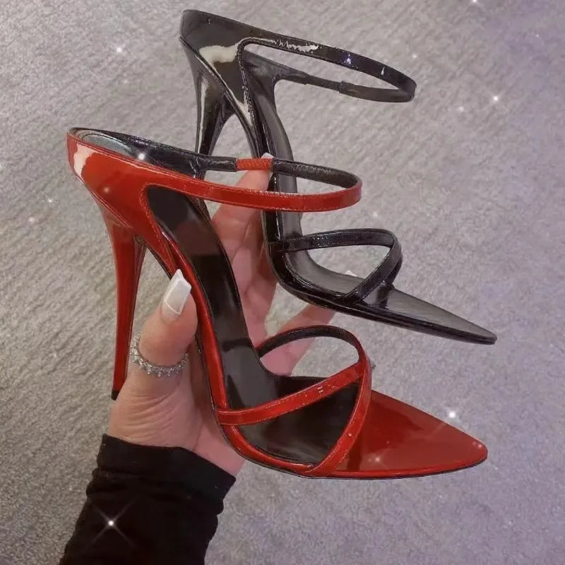 Heels & Pumps — All-Day Comfort Stiletto Sandals, Pointed Open-Toe Non-Tiring High Heels — view 2 of heels & pumps