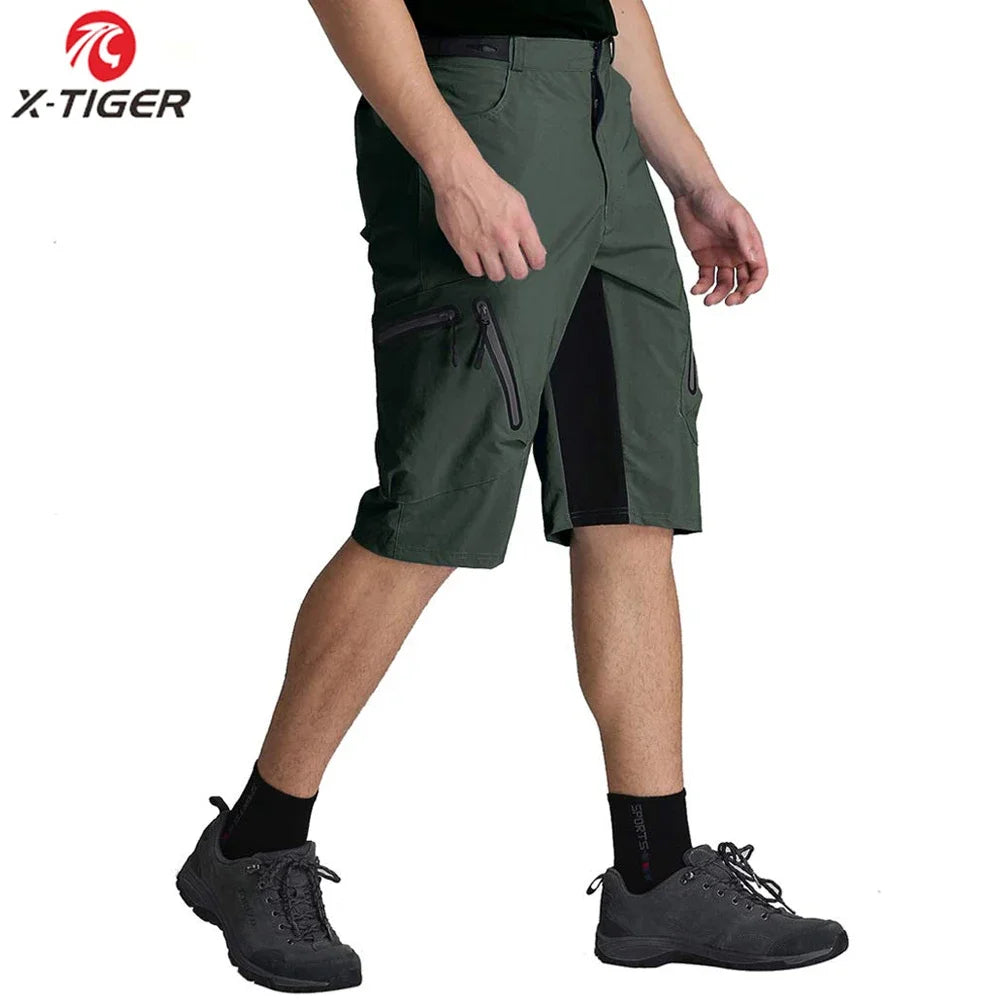 X-Tiger Men&rsquo;s Cycling Shorts &mdash; 5D Gel Pad MTB Downhill Loose Outdoor Bike Shorts — view 2 of shorts