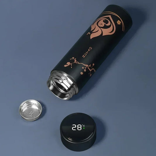 Genshin LED Thermos Bottle 500ml (Zhongli/Xiao)