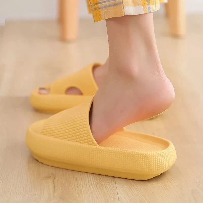 Summer Sandals Cloud Bathroom Home Slides — EVA Soft-Sole Non-Slip Slippers — view 6 of summer sandals