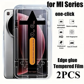 2Pcs One-Click Tempered Glass — Xiaomi 15/14/13/12 Ultra Easy Install — view 1 of screen protectors