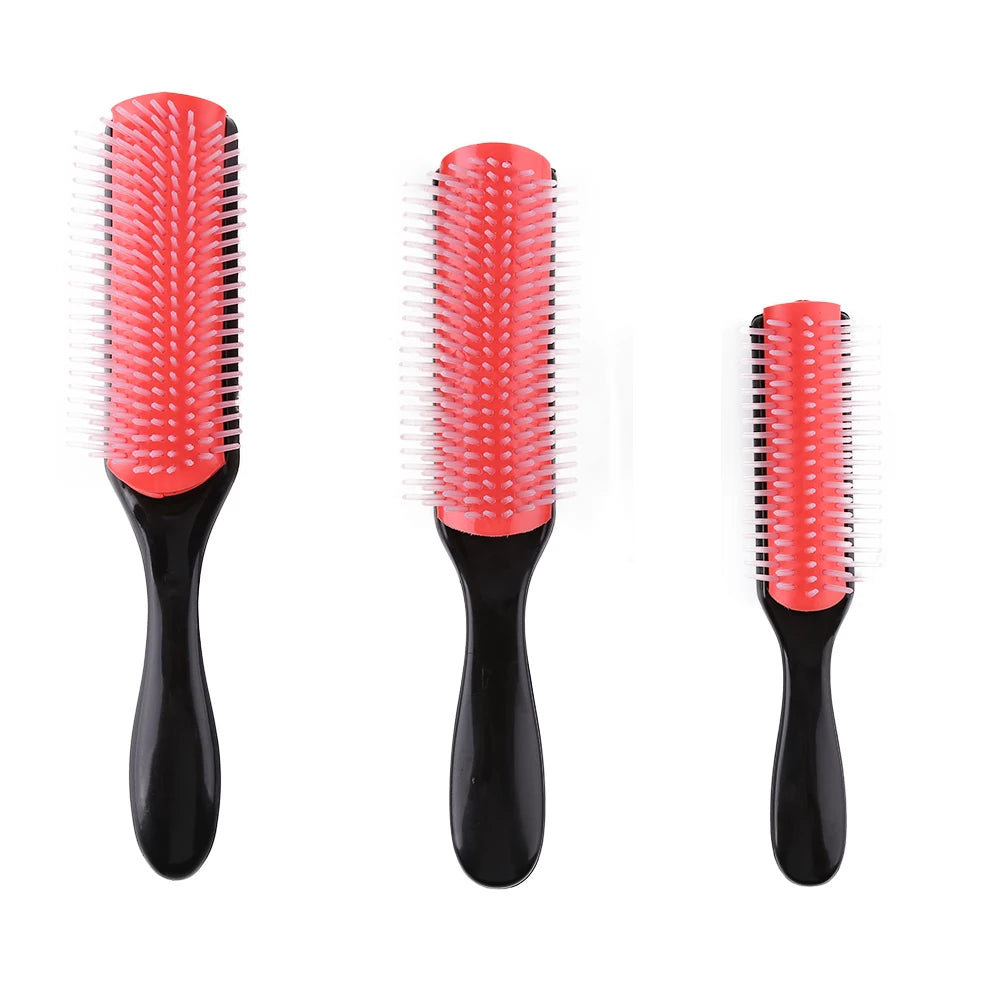 Row Detangling Hair Brush – Scalp Massager Detangler for Curly, Straight & Wet Hair (Removable Rows) — view 2 of beauty & personal care