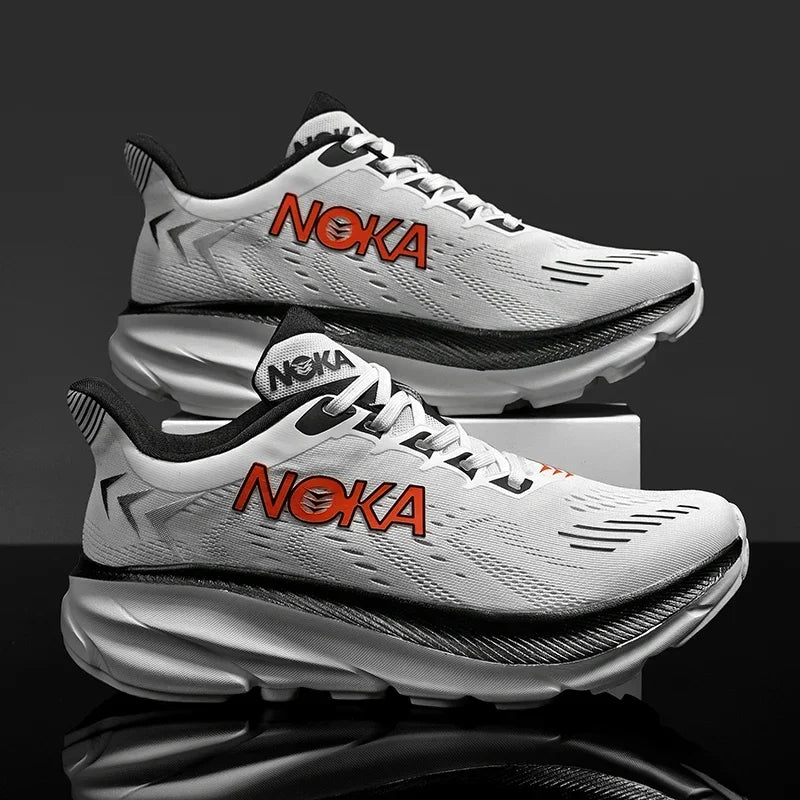 Men's Mesh Running Sneakers — Jogging Cushioned Breathable Couple Trainers — view 9 of sneakers