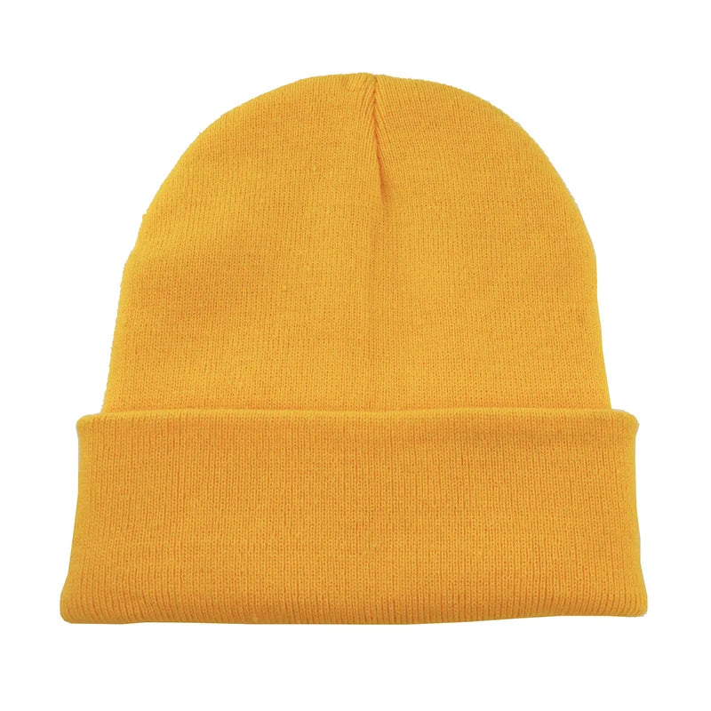 Puppy Pattern Knitted Hat - Embroidered Kids Beanie with Ear Flaps — view 3 of kids hats