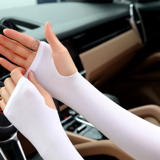 Cooling UV Compression Arm Sleeves — Sun Protection for Cyclists & Golfers