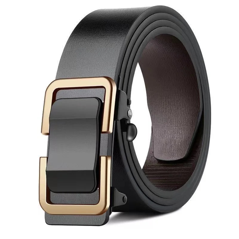 Belts Luxury-inspired Men's Genuine Leather Belt — Automatic Buckle Luxury — view 15 of belts