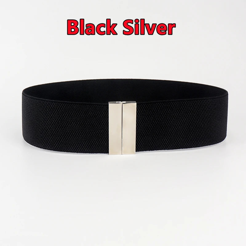 Belts Wide Elastic Women's Waist Belt — Cinch Coat & Dress Belt with Buckle — view 8 of belts