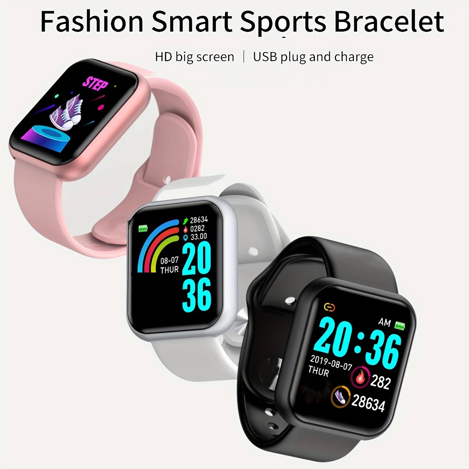 D13 Multifunctional Smart Watch — Bluetooth Music Fitness Sports Smartwatch for Men & Women — view 3 of smart watches