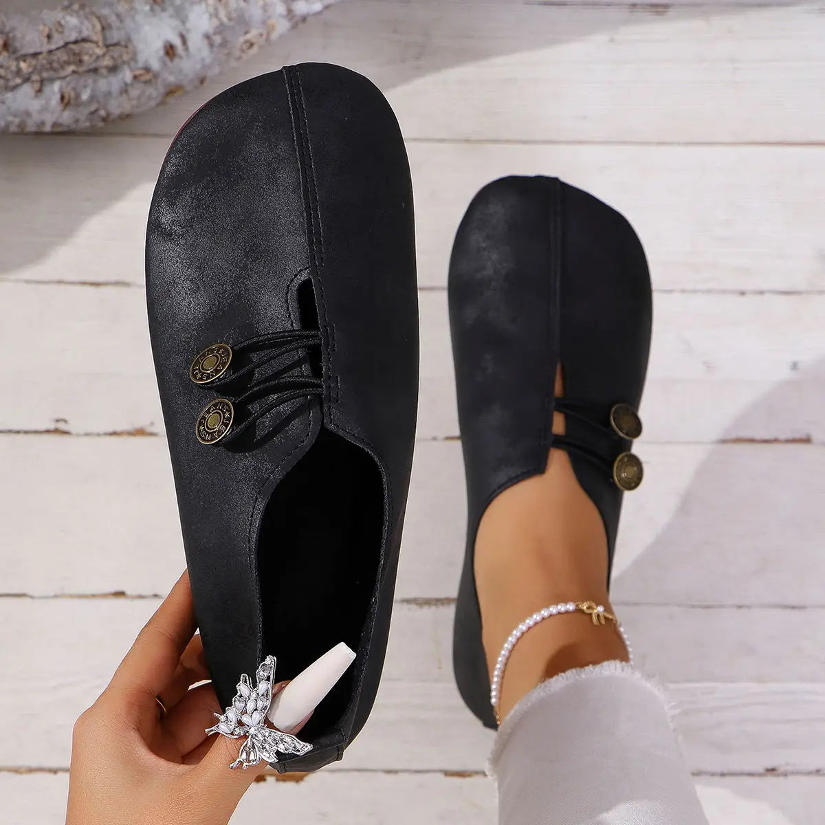 Flats & Ballet — Spring Casual Dress Loafer Flats, Versatile Workwear Slip-Ons — view 6 of flats & ballet